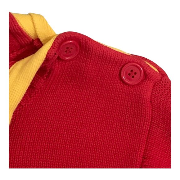 Norton MCnaughton Sweater Size MED Red 100% Cotton Knit Preppy Coastal Patriotic - Picture 6 of 16